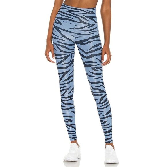 Women's - Beach Riot Ayla Zebra Print Leggings, Size Small - Picture 1 of 7